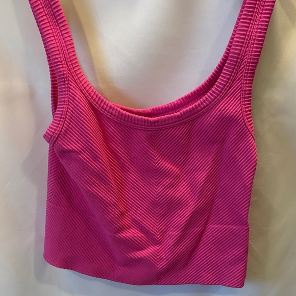 Robeez Bright Pink Ribbed Top - size Small - Picture 4 of 7